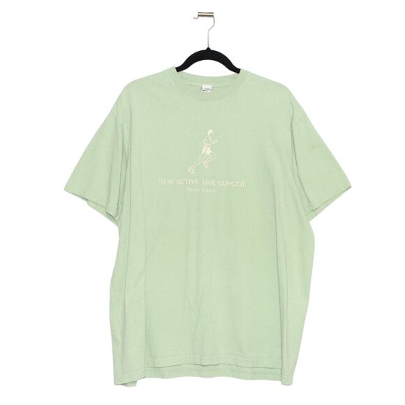 Sporty & Rich Live Longer T-shirt Honeydew Green Size XL - Picture 1 of 4